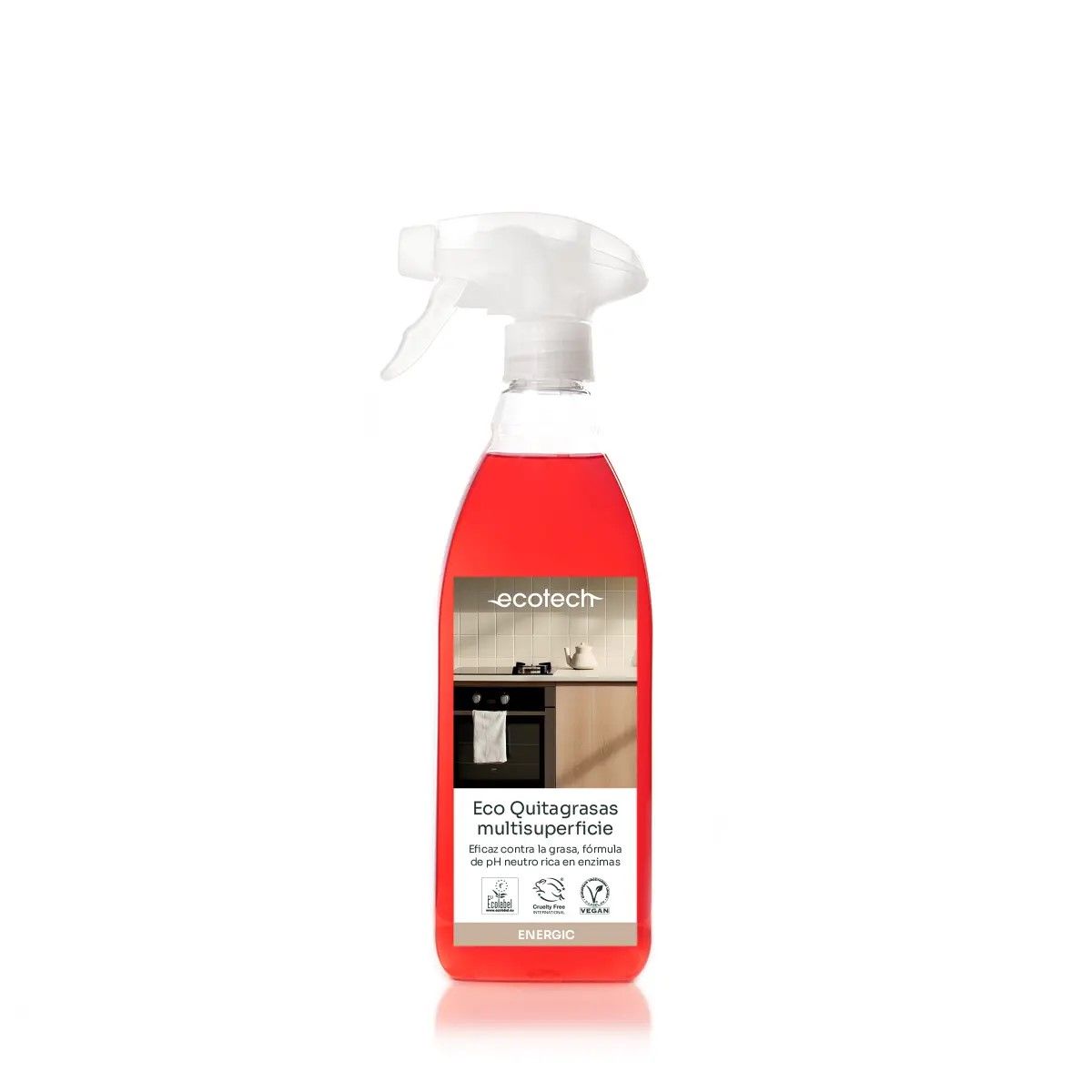 ECOTECH ENERGIC Eco quitagrasas multisuperficie (Desengrasante) 750 mL