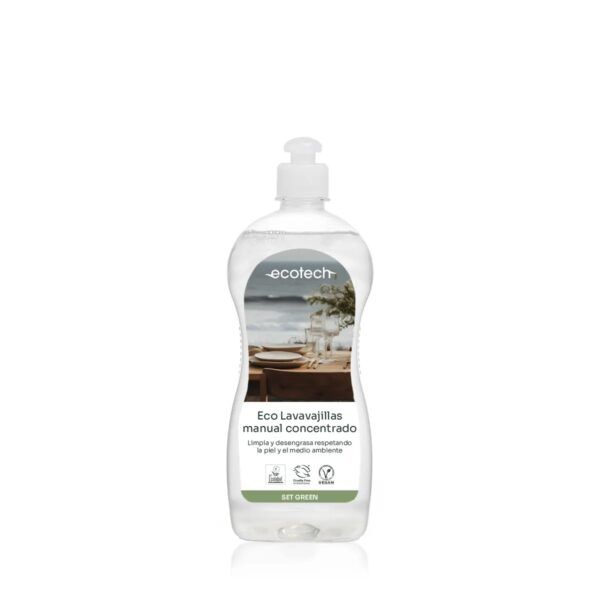 ECOTECH SET GREEN Eco lavavajillas manual concentrado 750 mL