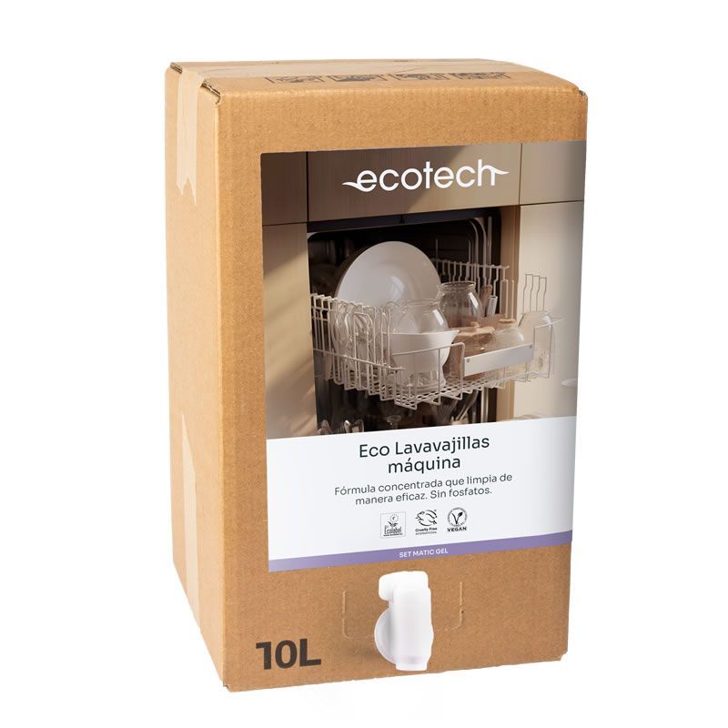 ECOTECH SET MATIC GEL HIGHFLOW Lavavajillas maquina 10L