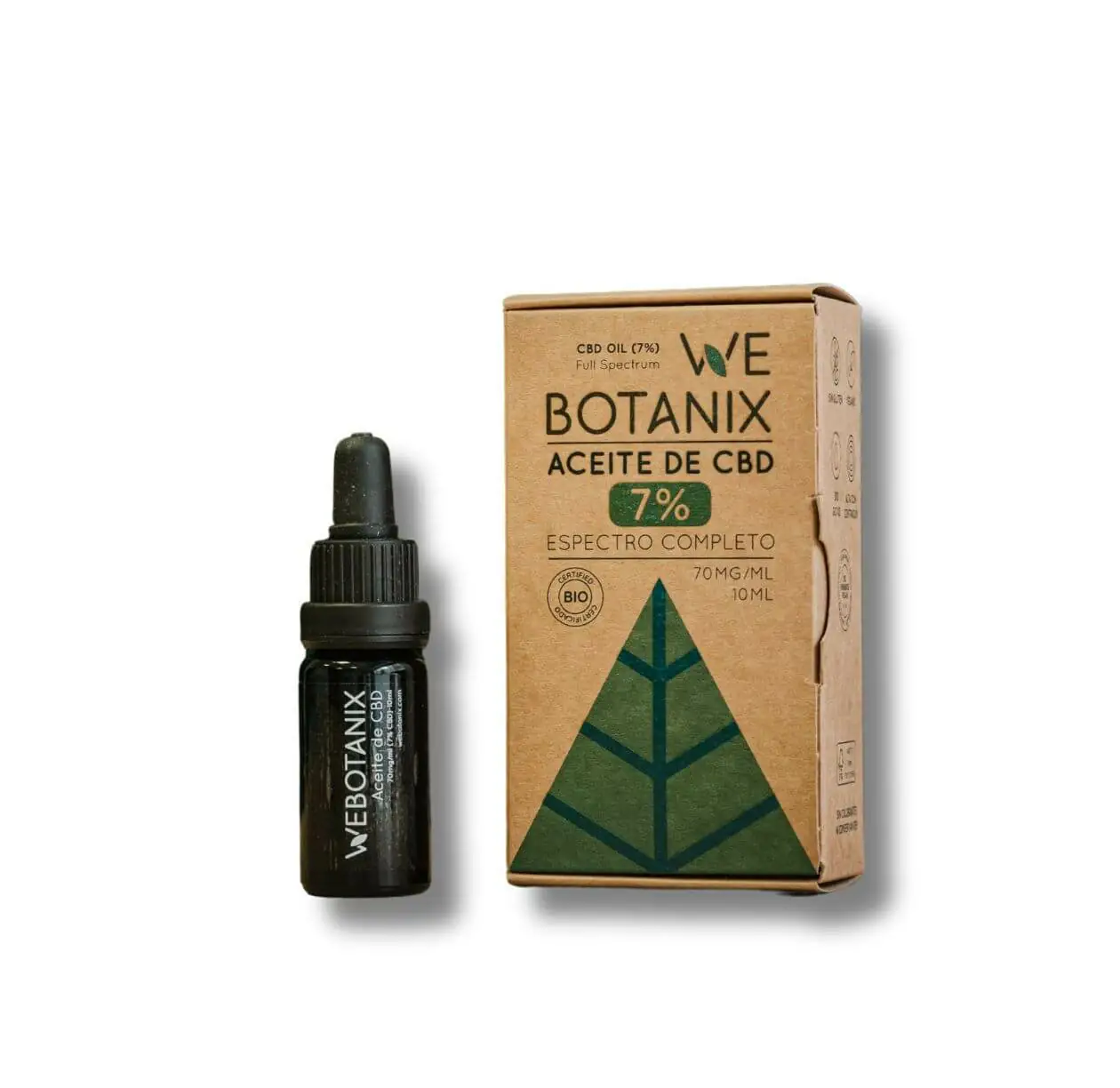 Aceite de CBD 7% BIO WeBotanix - Imagen 2
