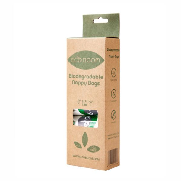 Bolsas Compostables biodegradables para pañales y pants a base de almidón de maíz