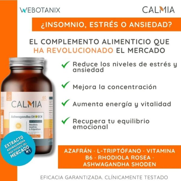 Calmia Día 60 cápsulas · Vegano - Imagen 4