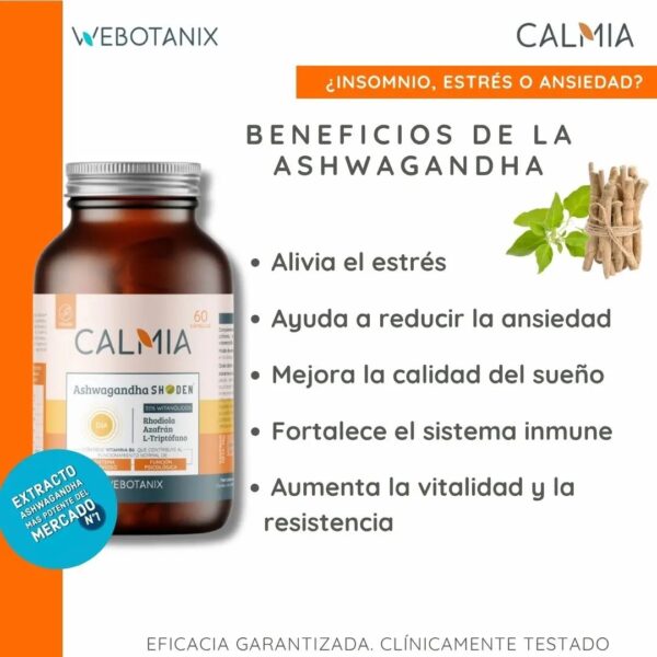 Calmia Día 60 cápsulas · Vegano - Imagen 5