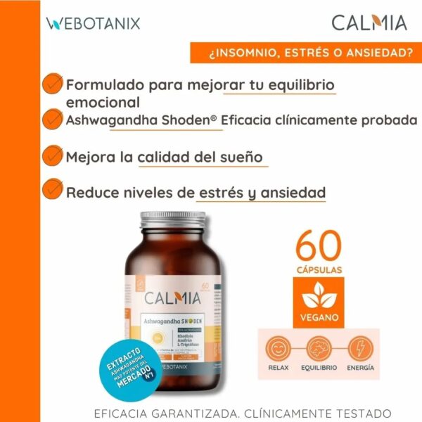 Calmia Día 60 cápsulas · Vegano - Imagen 6