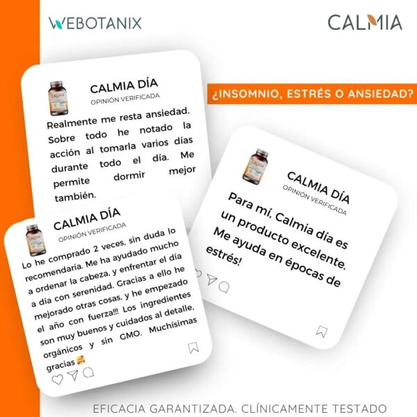 Calmia Día 60 cápsulas · Vegano - Imagen 3
