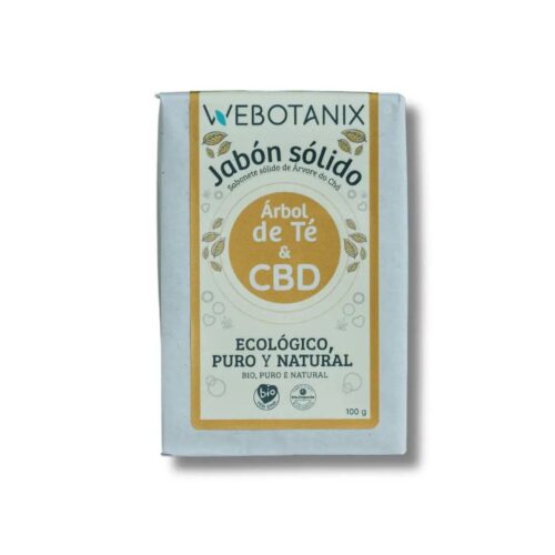 Jabón CBD Sólido Árbol de Té BIO 100g