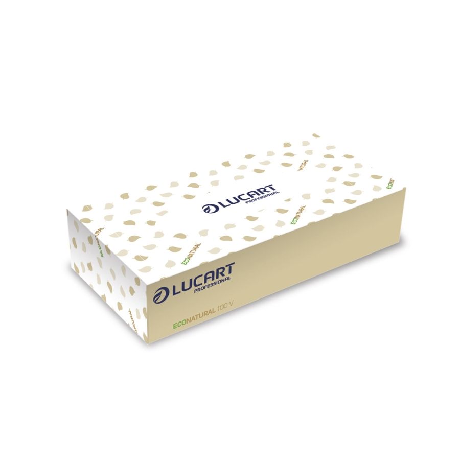 Pañuelos faciales y multiuso EcoNatural 100V | 100 pañuelos de 21x20cm