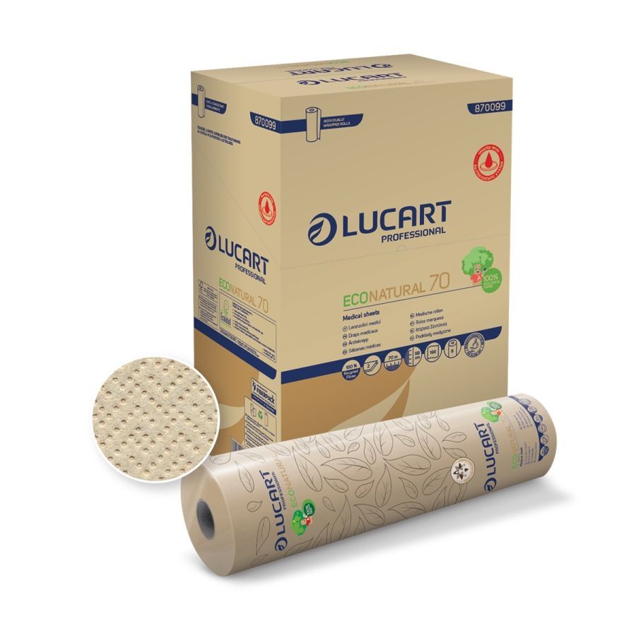 Sábanas médicas EcoNatural | 70m de largo x 59cm de ancho