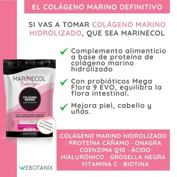 Marinecol Colágeno Marino Beauty 250gr. - Imagen 3