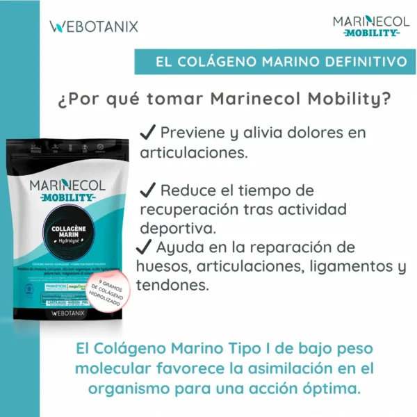 Marinecol Colágeno Marino Mobility 275gr. - Imagen 3