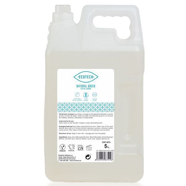 ECOTECH NATURAL GREEN Ecogel dermo con aceite de Argán 5L