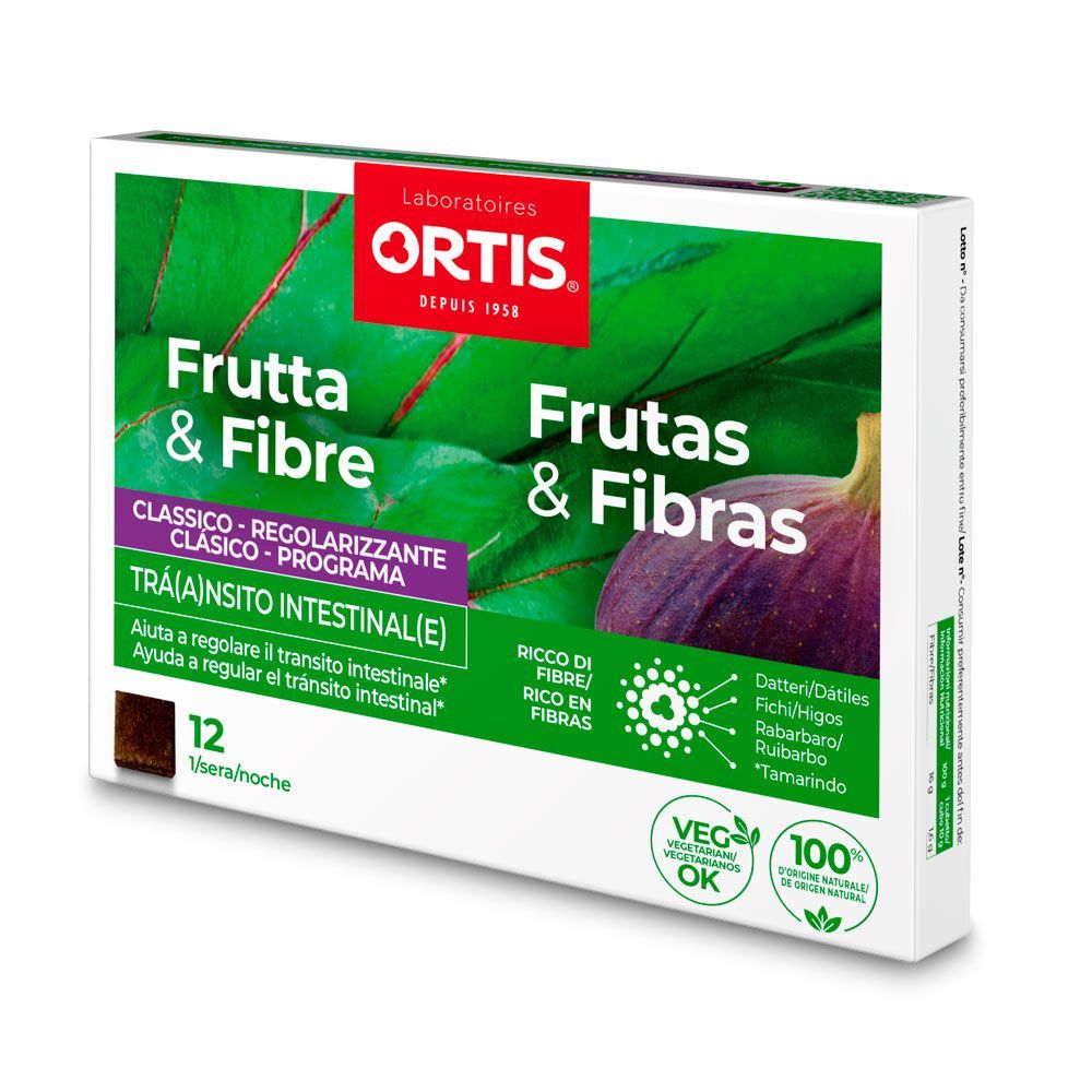 Frutas y Fibras Clásico 12 ó 24 cubos - Tránsito intestinal - Imagen 2