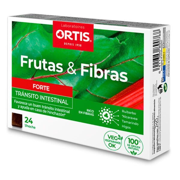 Frutas y Fibras Forte 12 ó 24 cubos – Tránsito intestinal