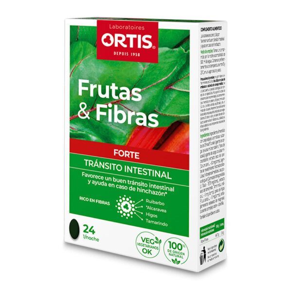 Frutas y Fibras Forte 24 comprimidos – Tránsito intestinal