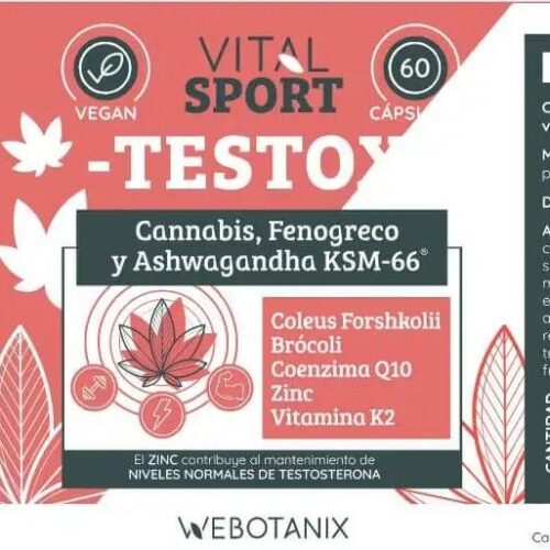 TESTOX - Vital Sport - 60 cápsulas · Vegano - Imagen 4