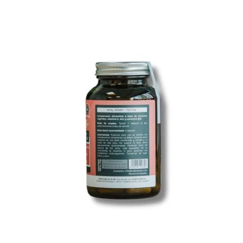 TESTOX - Vital Sport - 60 cápsulas · Vegano - Imagen 3