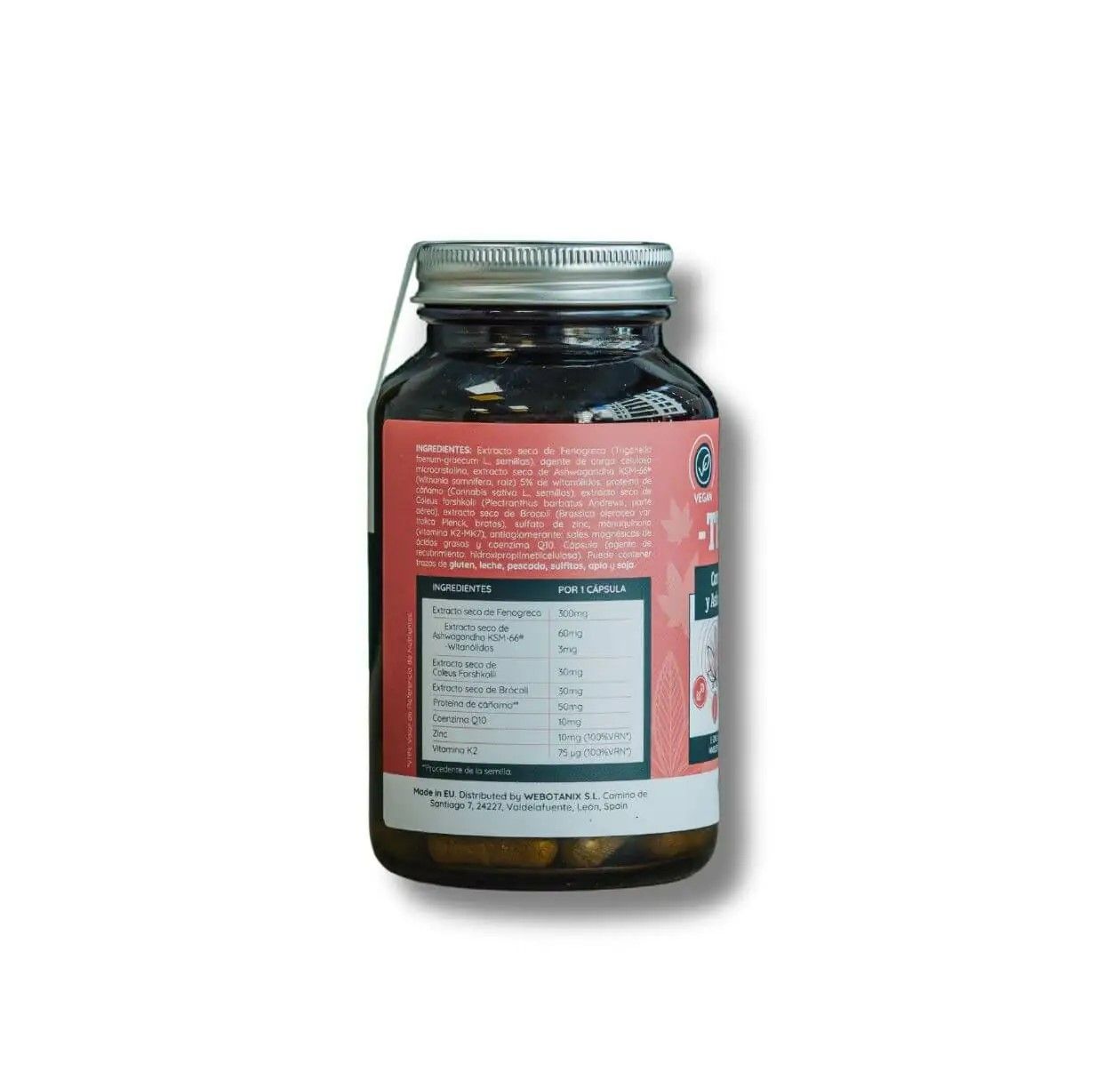 TESTOX - Vital Sport - 60 cápsulas · Vegano - Imagen 2