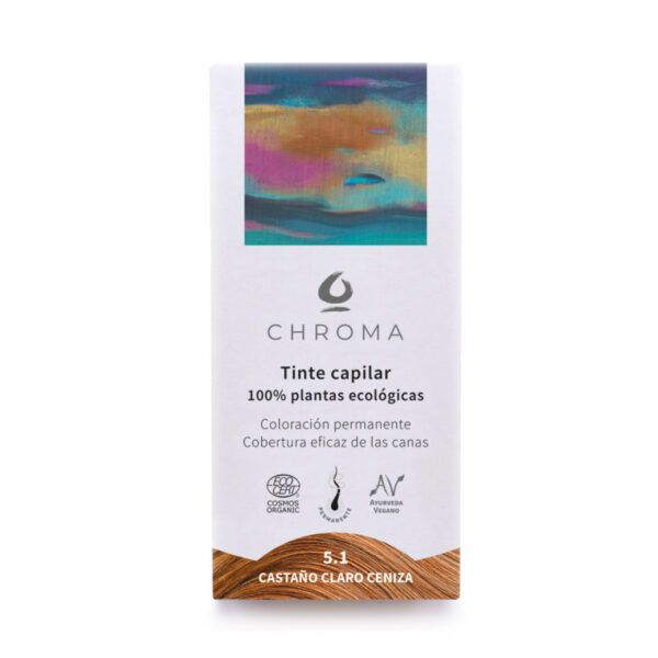 Tinte 5.1 - Castaño Claro Ceniza 100gr.