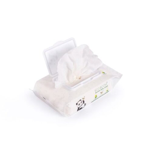 Toallitas biodegradables húmedas de bambú (60 Uds/Pack)