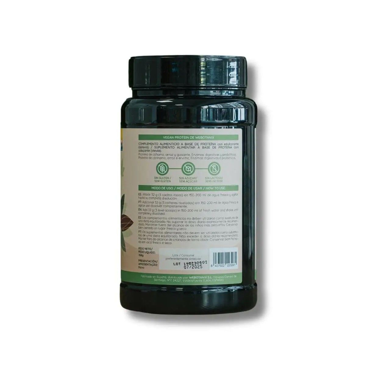 Proteína Vegana Vital Sport 768g - Imagen 3