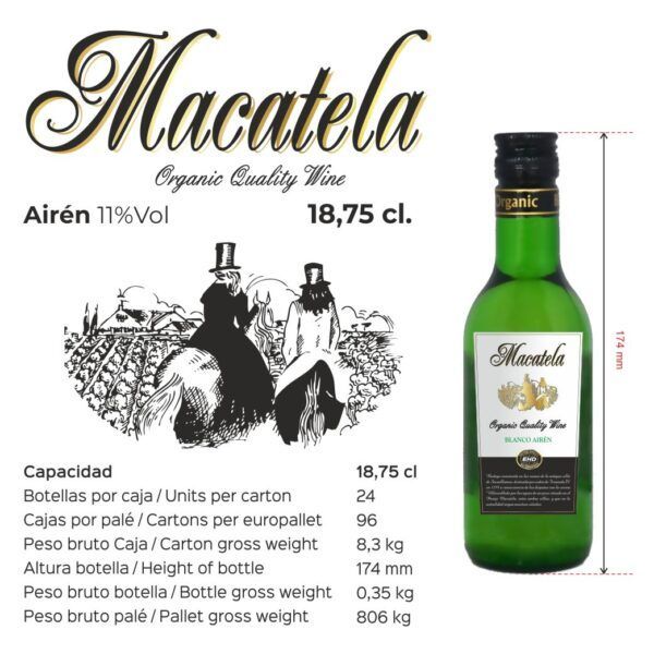 Macatela 18,75cl – blanco