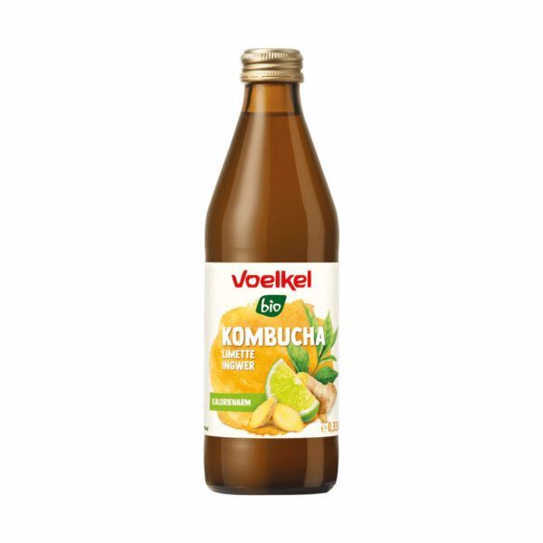 VOELKEL Kombucha Lima y Jengibre (0,33l)