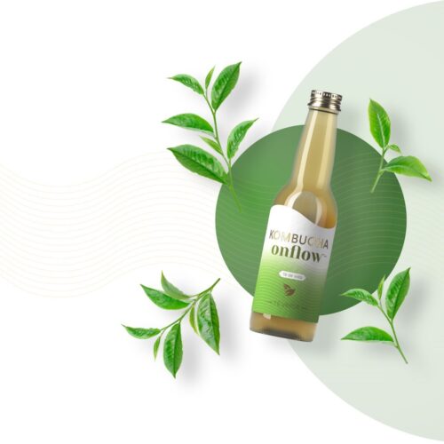 ONFLOW KOMBUCHA DE TÉ VERDE (1L/33cl.) - Imagen 2