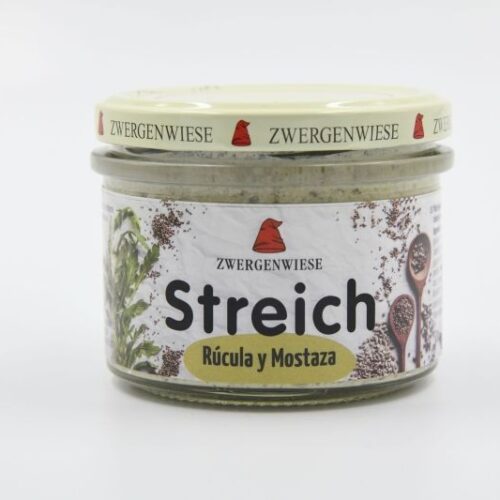 ZWERGENWIESE PATÉ DE RÚCULA Y MOSTAZA 180gr.