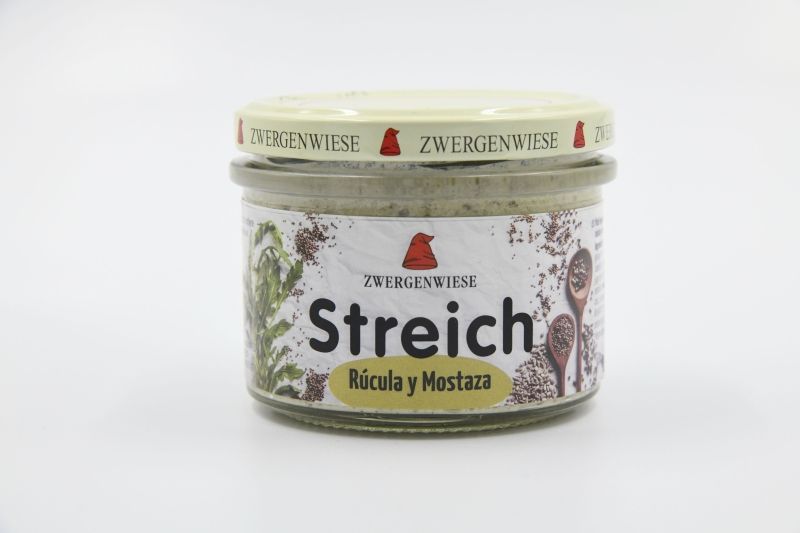 ZWERGENWIESE PATÉ DE RÚCULA Y MOSTAZA 180gr.