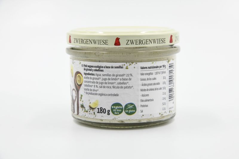 ZWERGENWIESE PATÉ DE CEBOLLINO 180gr. - Imagen 2