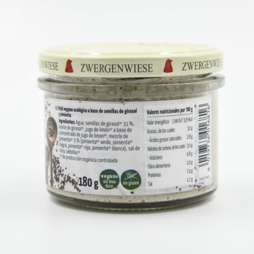 Alternative view of ZWERGENWIESE PATÉ 4 PIMIENTAS 180gr.
