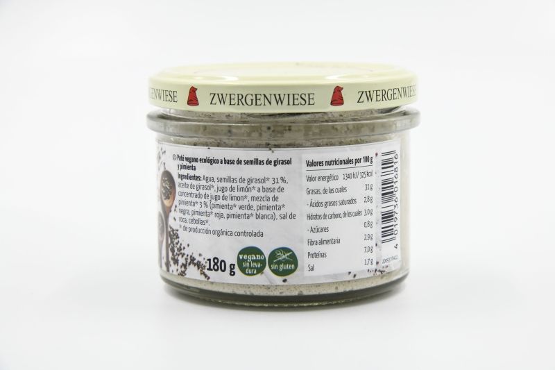 ZWERGENWIESE PATÉ 4 PIMIENTAS 180gr. - Imagen 2