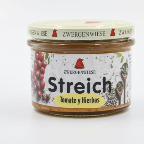 ZWERGENWIESE PATÉ DE TOMATE CON HIERBAS180gr.