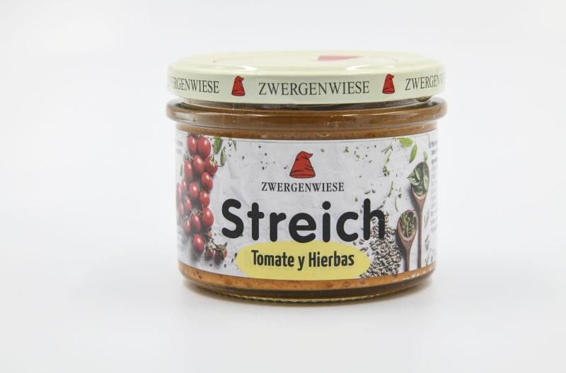 ZWERGENWIESE PATÉ DE TOMATE CON HIERBAS180gr.