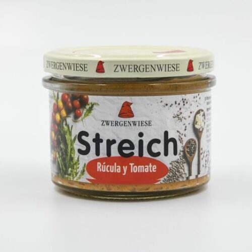 ZWERGENWIESE PATÉ DE RÚCULA Y TOMATE 180gr.