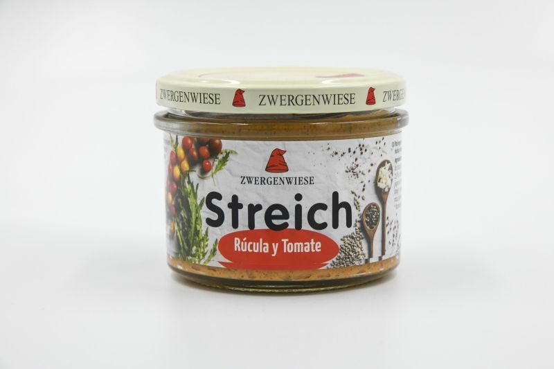 ZWERGENWIESE PATÉ DE RÚCULA Y TOMATE 180gr.