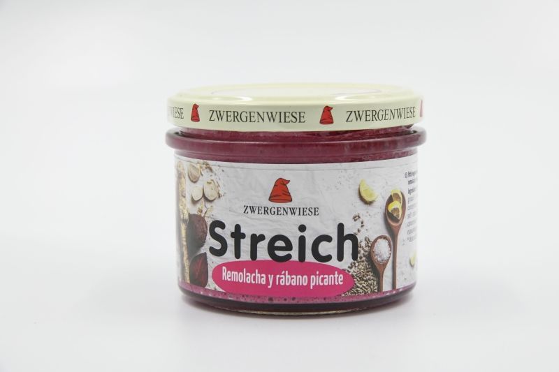 ZWERGENWIESE PATÉ DE REMOLACHA Y RÁBANO PICANTE 180gr.