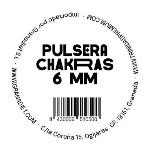 TRINIDAD PULSERA CHAKRAS (Bola 6mm.) - Imagen 2
