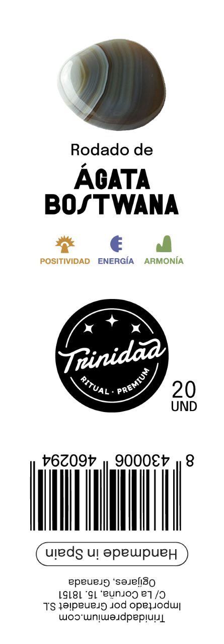 TRINIDAD ÁGATA BOSTWANA (20Uds.) - Imagen 3