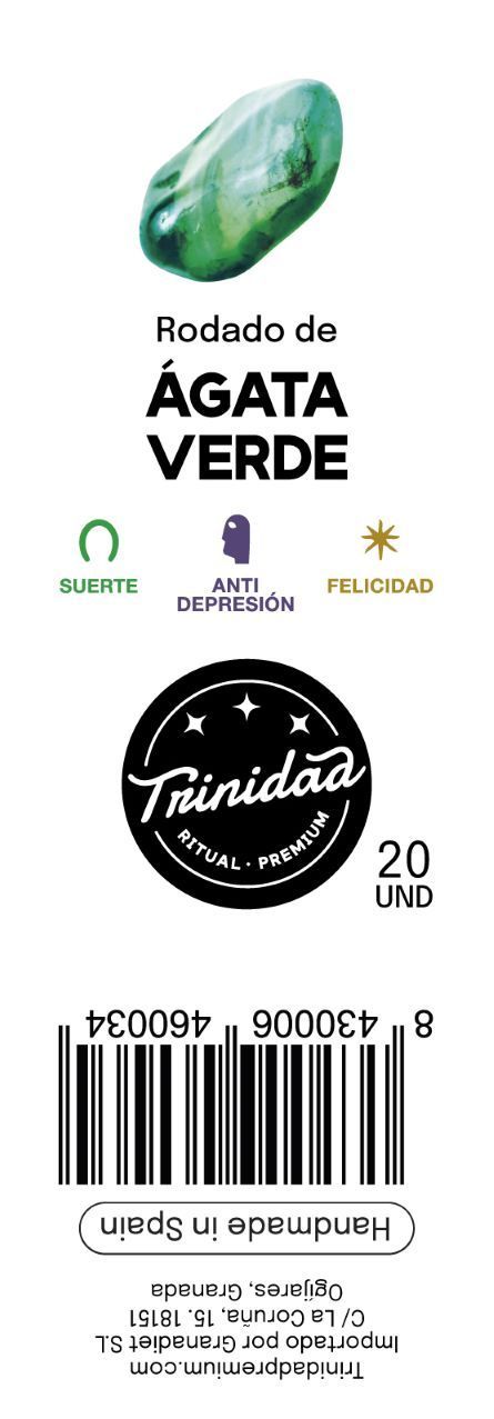 TRINIDAD ÁGATA VERDE (20Uds.) - Imagen 3