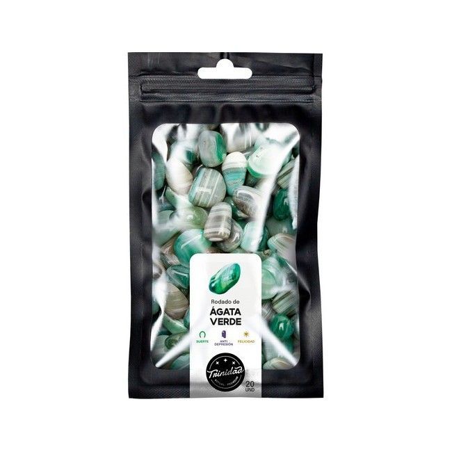 TRINIDAD ÁGATA VERDE (20Uds.)