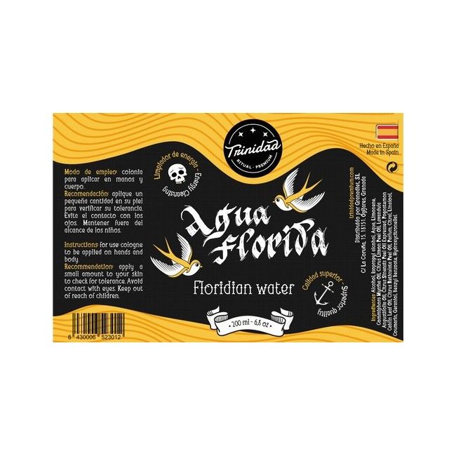 TRINIDAD AGUA FLORIDA SPRAY 200ml. - Imagen 2