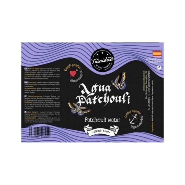 TRINIDAD AGUA PATCHOULI SPRAY 200ml. - Imagen 2
