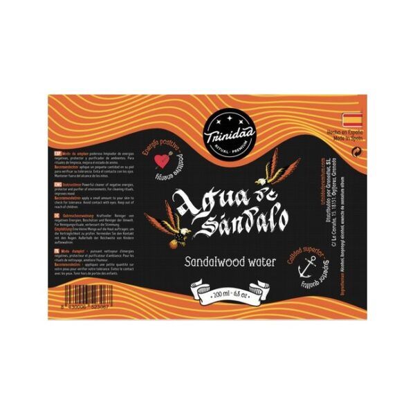 Alternative view of TRINIDAD AGUA SANDALO SPRAY 200ml.
