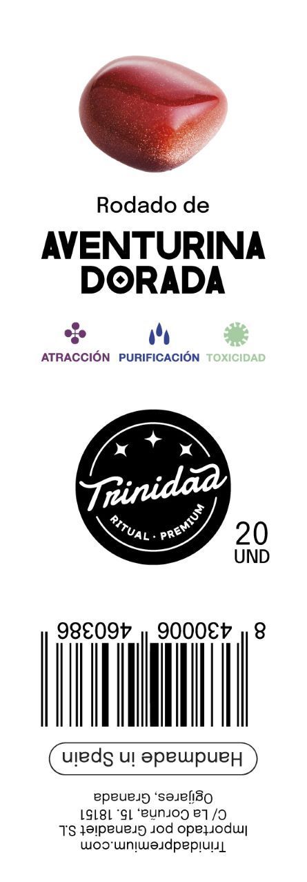 TRINIDAD AVENTURINA DORADA (20Uds.) - Imagen 3