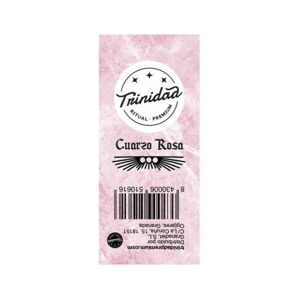 TRINIDAD COLLAR CUARZO ROSA (Bola 12mm.) - Imagen 3
