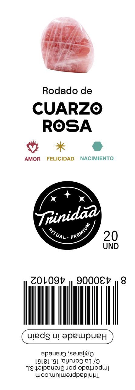 TRINIDAD CUARZO ROSA (20Uds.) - Imagen 3