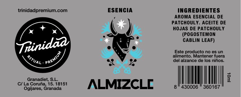 Alternative view of TRINIDAD ESENCIA DE ALMIZCLE 10ml.