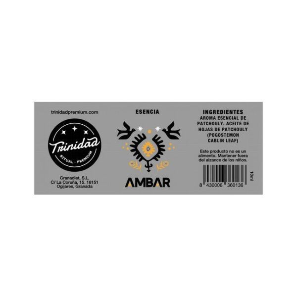 Alternative view of TRINIDAD ESENCIA DE AMBAR 10ml.