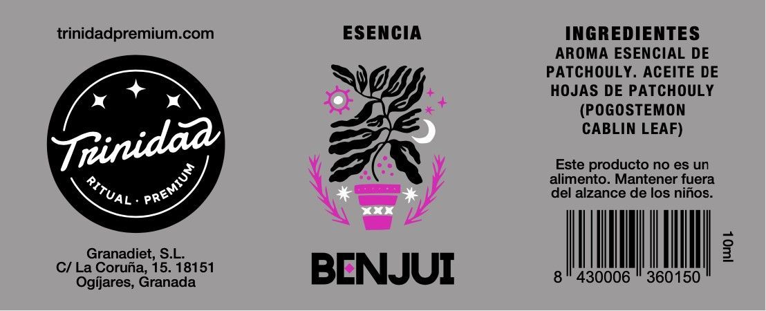 Alternative view of TRINIDAD ESENCIA DE BENJUI 10ml.